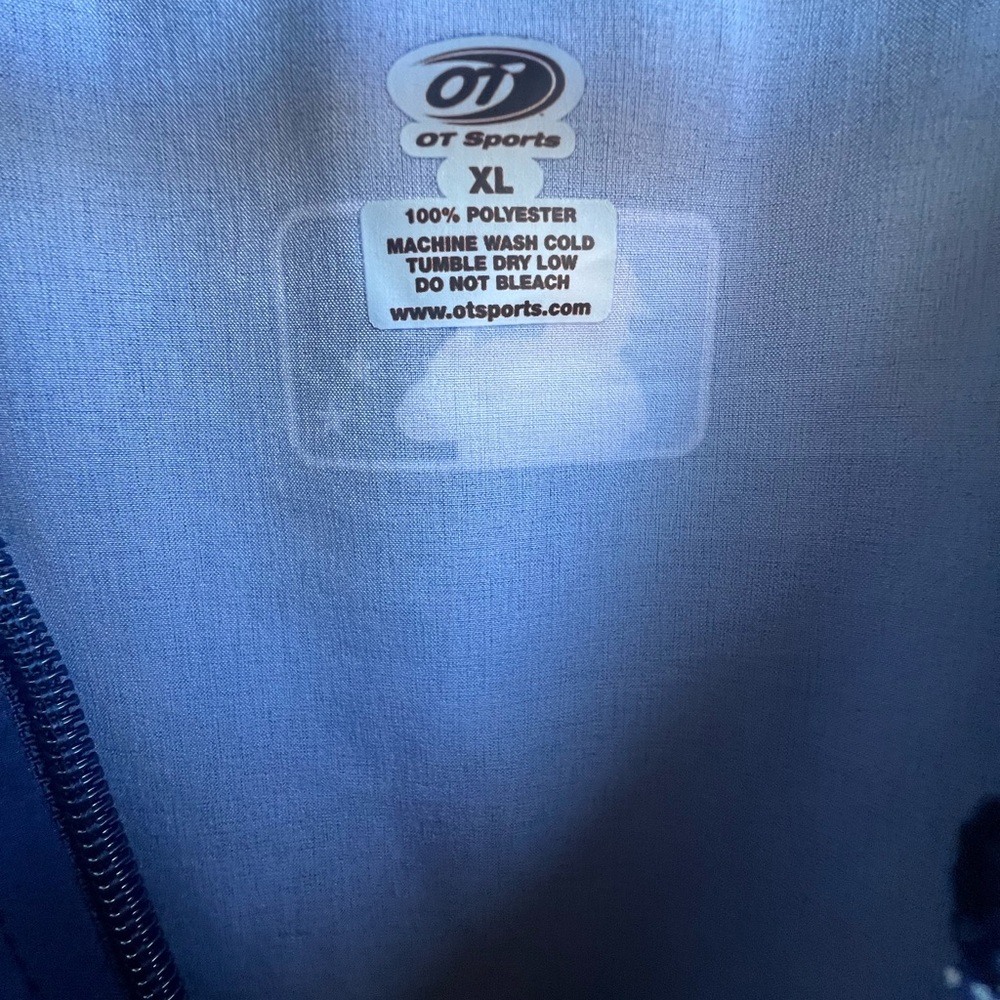 OT Sports Blue Polyester Jacket XL